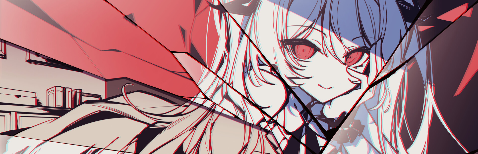 Lilith standing among shattered royal glass
